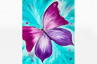 Paint Nite: Beautiful Whimsical Butterfly